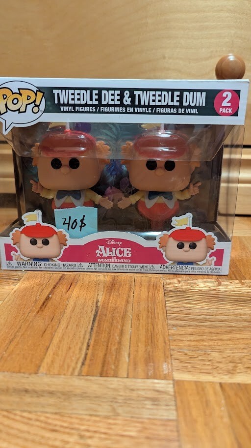 Funko Pop Disney Alice in Wonderland Tweedle Dee and Tweedle Dum 2-Pack