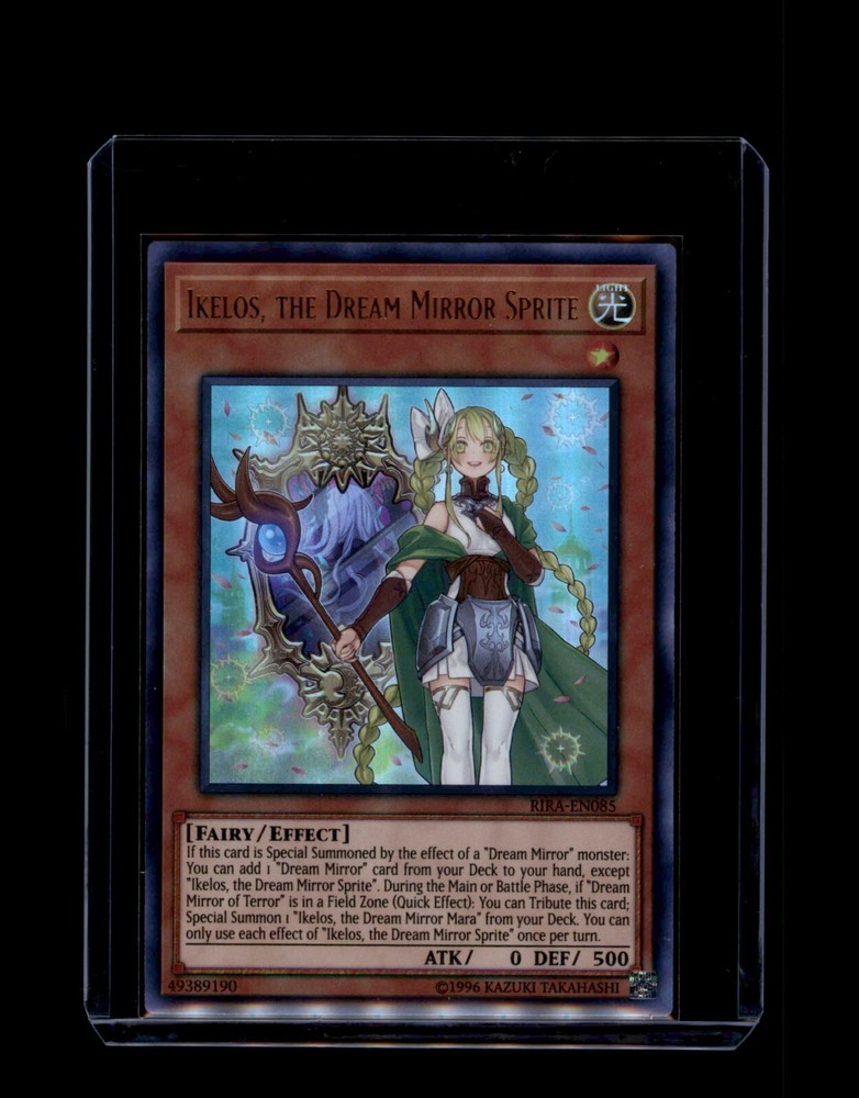 Yu-Gi-Oh Ikelos The Dream Mirror Sprite RIRA-EN085 Ultra Rare Unlim Ed