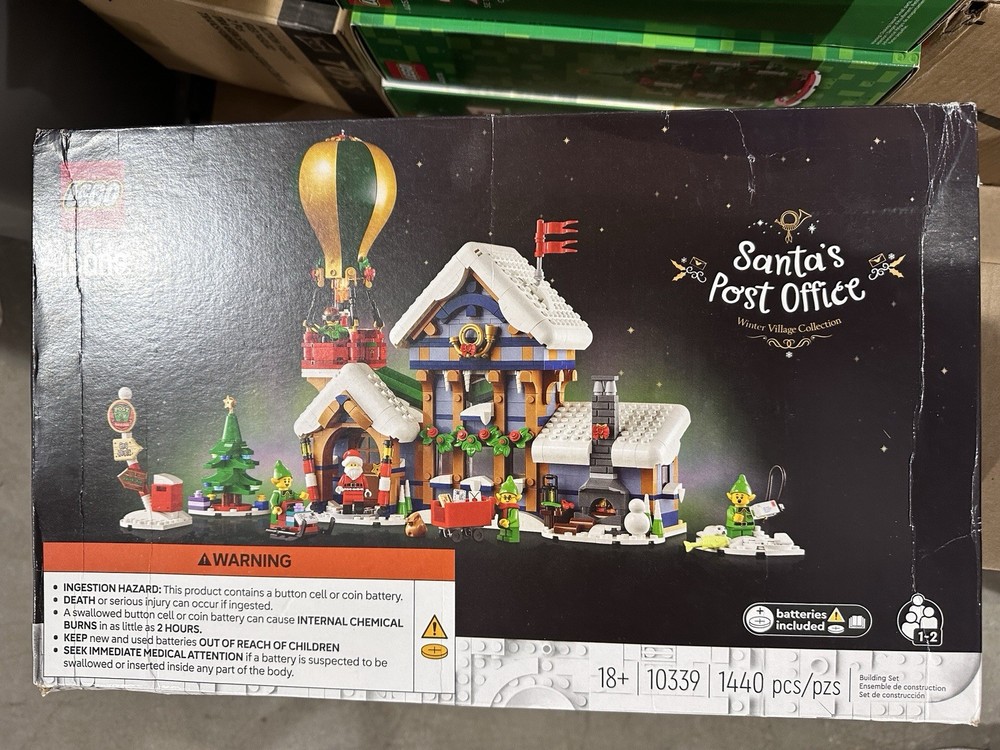 LEGO Icons: Santa's Post Office (10339) dented box