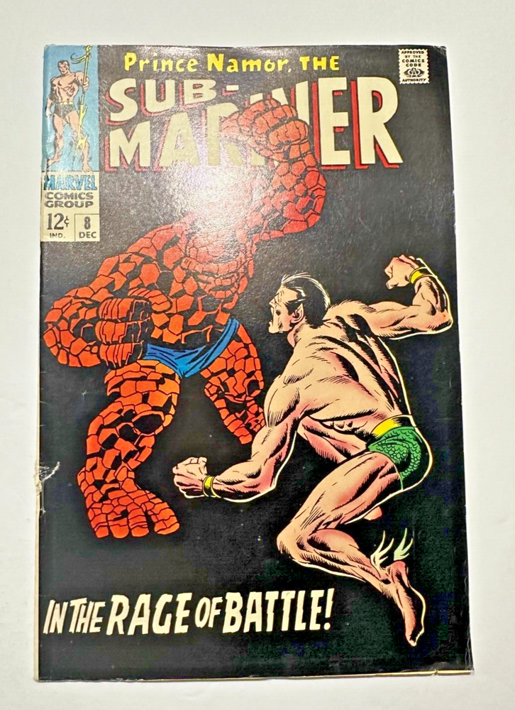 Sub-Mariner #8 (Marvel Comics December 1968) AWESOME COPY!