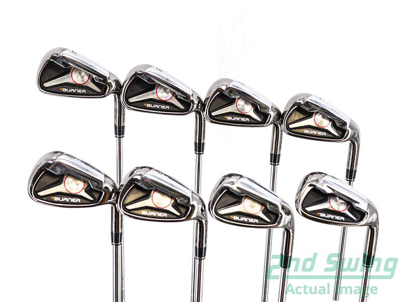 TaylorMade 2009 Burner Iron Set 4-PW AW Steel Regular Right 39.0in Golf Clubs