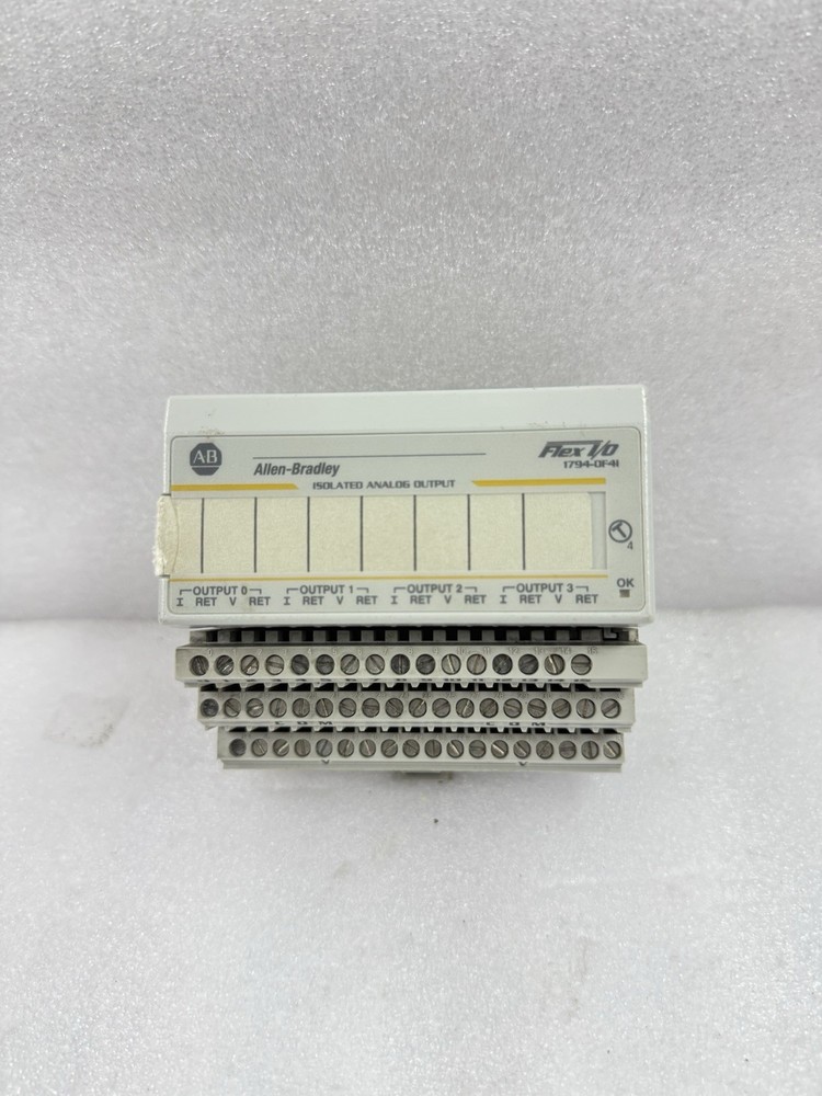 Allen Bradley 1794-Of4I  Flex I/O 4-Ch Analog Output Tested Fast Ship
