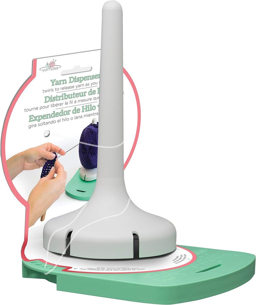 Non-slip yarn dispenser with built-in mint and creme by Valet