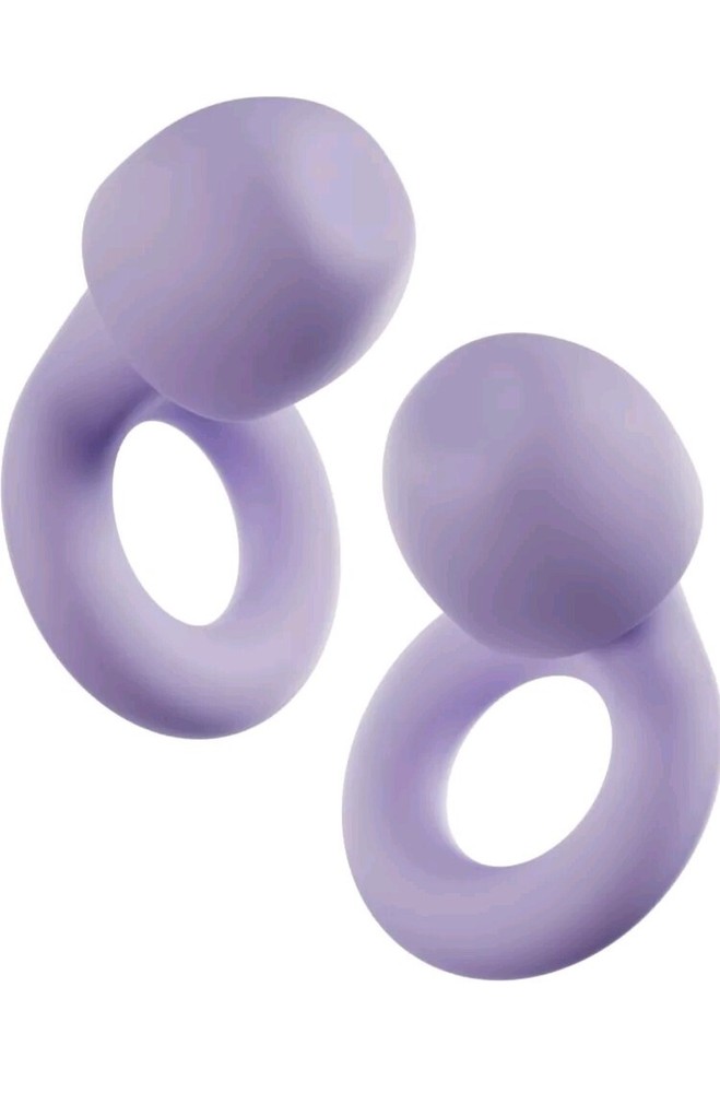 Loop Quiet 2 Noise Reduction Earplugs, Violet Color, 8 Ear Tips Noise Cancelling
