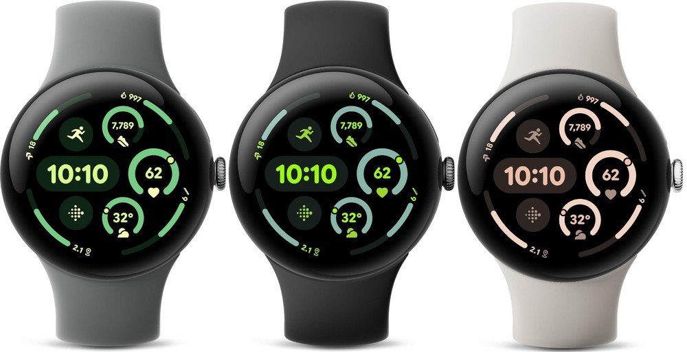 Google Pixel Watch 3 45mm GPS + WiFi + Bluetooth Gold Black Silver - Grade B+