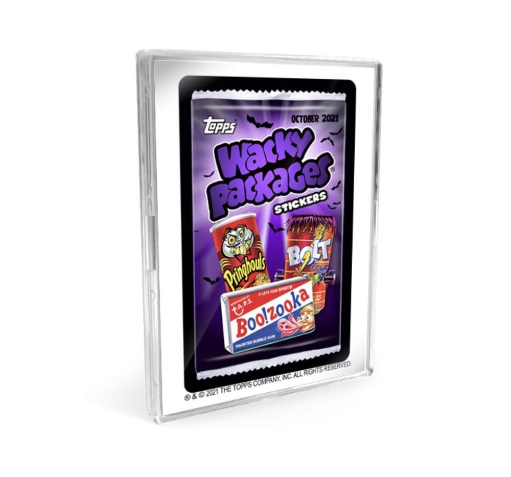 2021 Wacky Packages Monthly May Card Wonky Coupon Backs-image