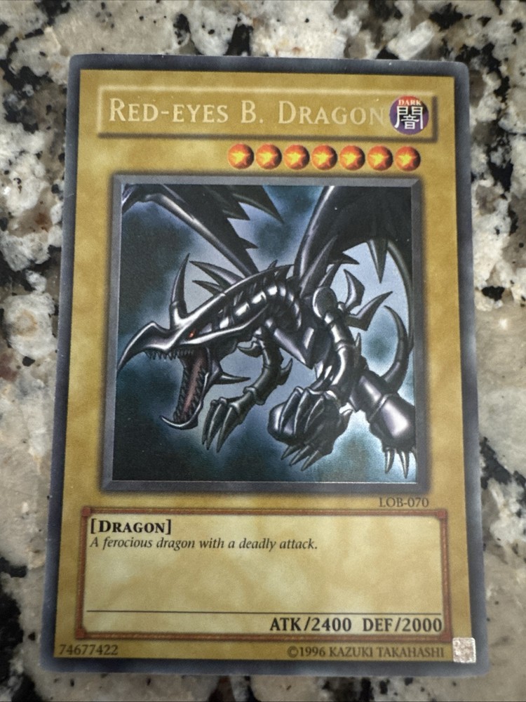 Red-Eyes Black Dragon SDJ-001 Unlimited Holo Rare Mint YuGiOh Card