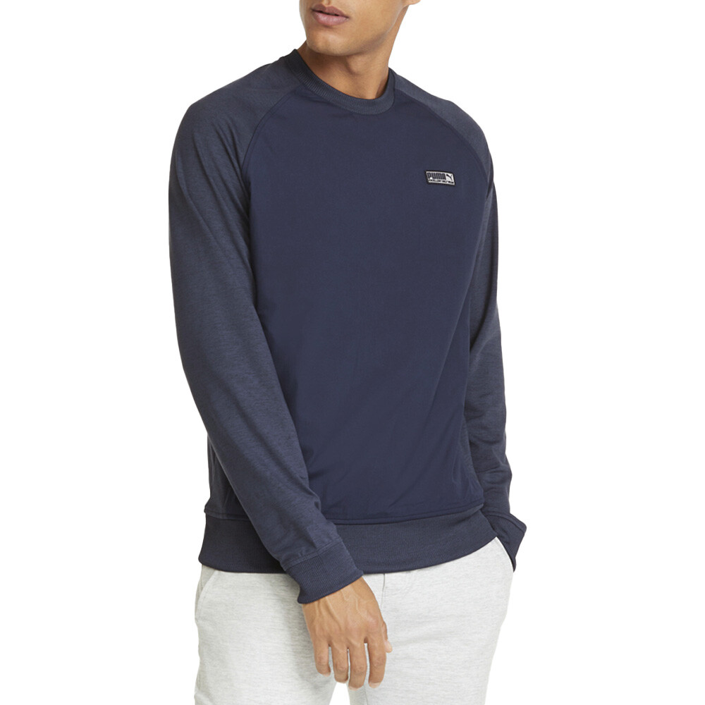 Puma Egw Cloudspun Pm Crew Neck Sweatshirt Mens Size L   53015405