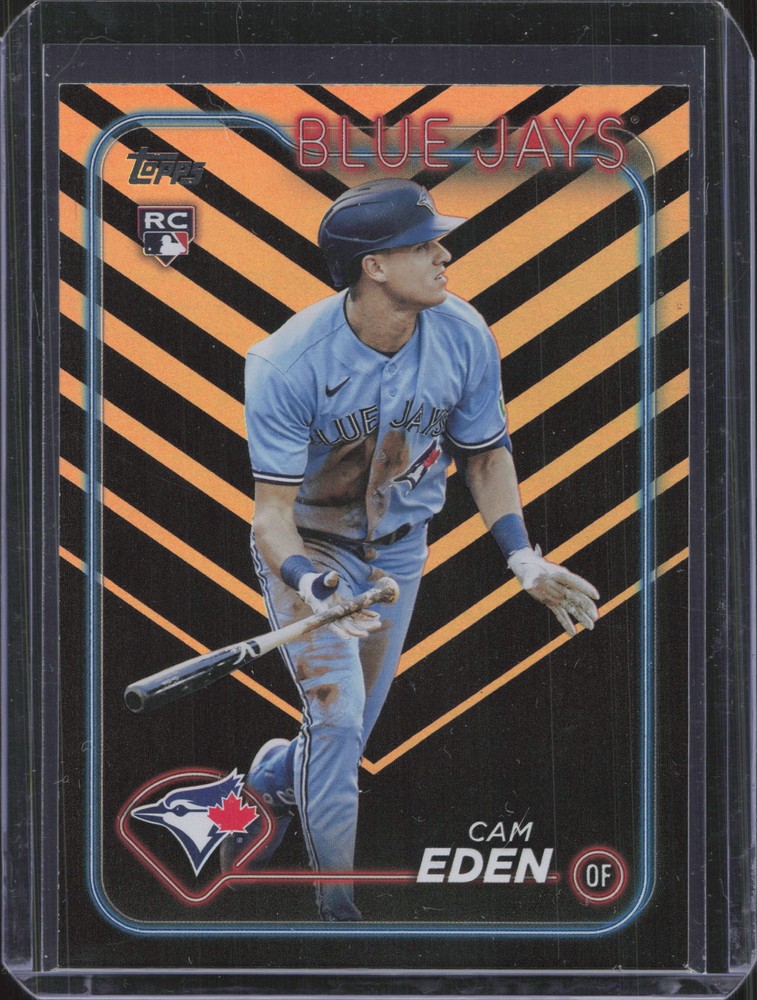 2024 Topps Update Halloween Orange and Black Foil #US349 Cam Eden