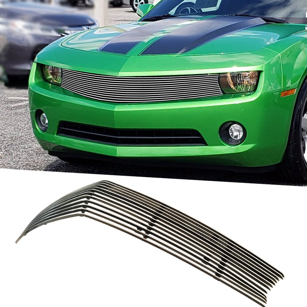 2010-2013 Chevy Camaro Long Main Upper Chrome Billet Grille Insert