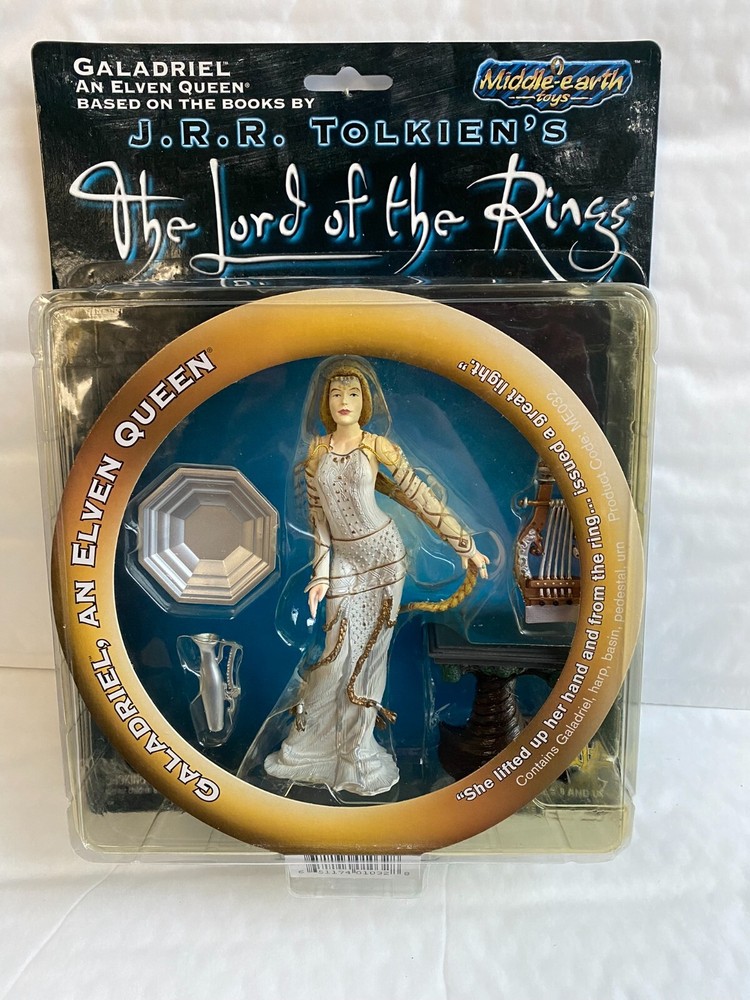 BNIB LORD OF THE RINGS GALADRIEL ELVEN QUEEN TOY VAULT ACTION FIGURE BOOK SERIES