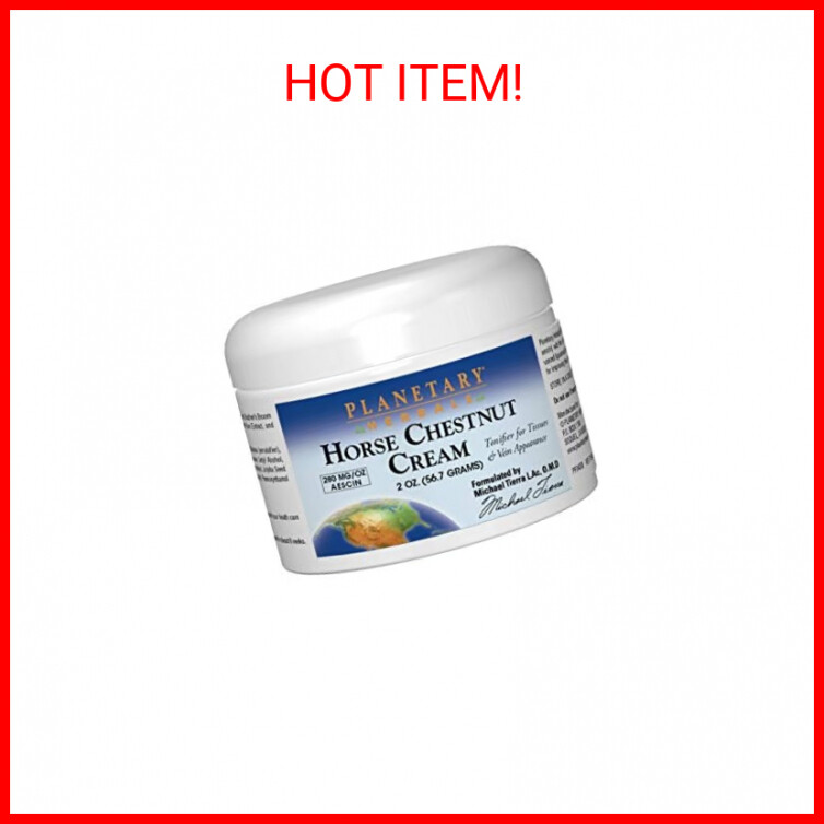 Planetary Herbals Horse Chestnut Cream - Tonifier for Tissues and Vein Appearanc