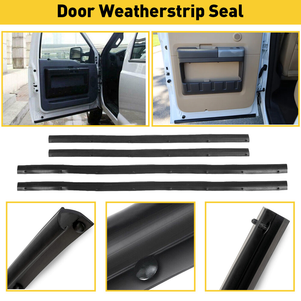 8 pcs Lower Door Weatherstrip Seal for 1999-2017 Ford F250 F350 Super Duty Truck