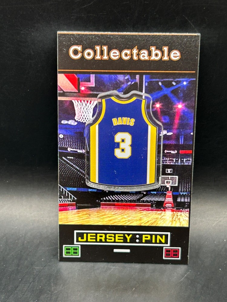 Los Angeles Lakers Anthony Davis jersey lapel pin by Showtime Collectables