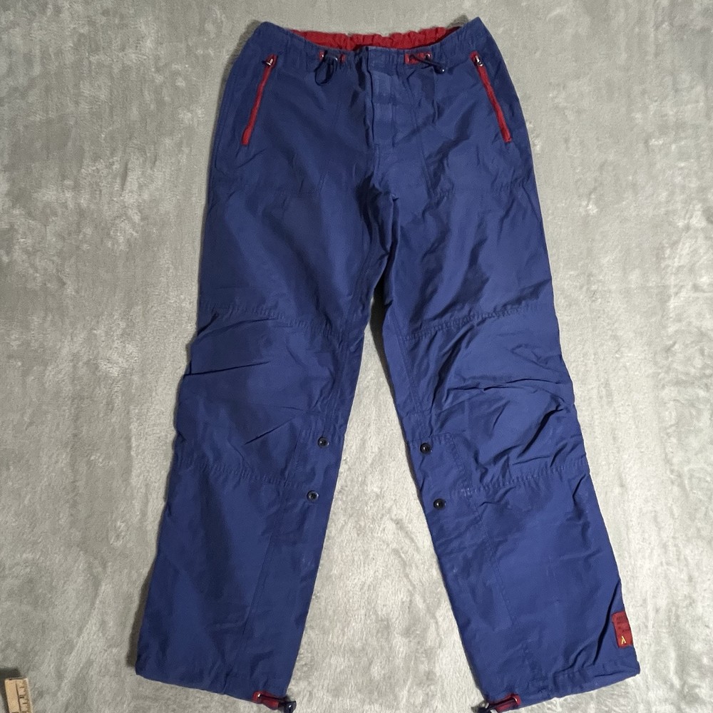 Abercrombie & Fitch Womens  Pants 28x30 90's Blue Gorpcore Cargo Paratrooper Y2K