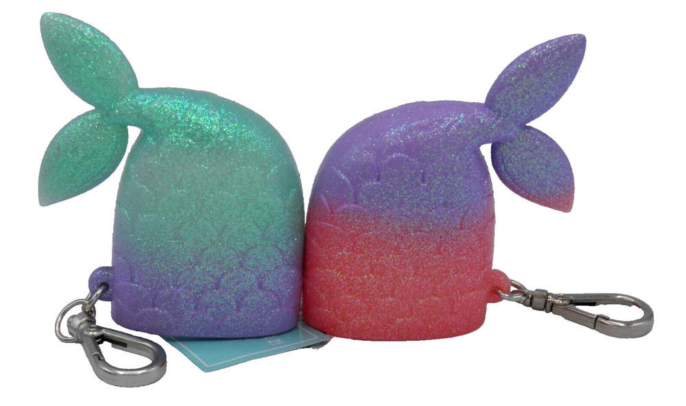 Bath Body Works Magical Mermaids PocketBac Sanitizer Gel Holder Magnetic 2 PK