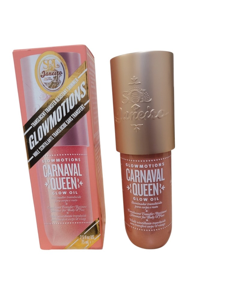New Sol de janeiro glowmotions Carnival Queen Carnaval Glow Oil Dewy Pink 2.5 oz