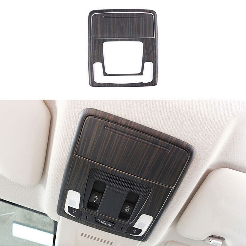 For Honda CRV CR-V 2023-2024 Wood Grain Roof Front Reading Light Lamp Frame Trim