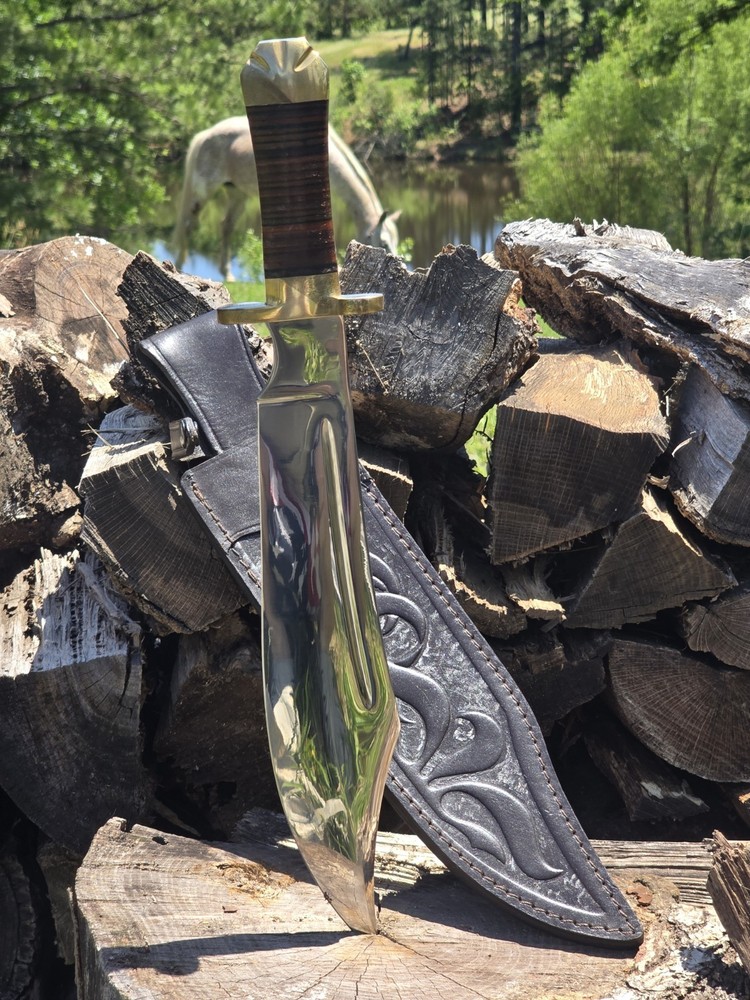 Down Under Knives The Mistress Fixed Blade Large Bowie Knife Crocodile Dundee