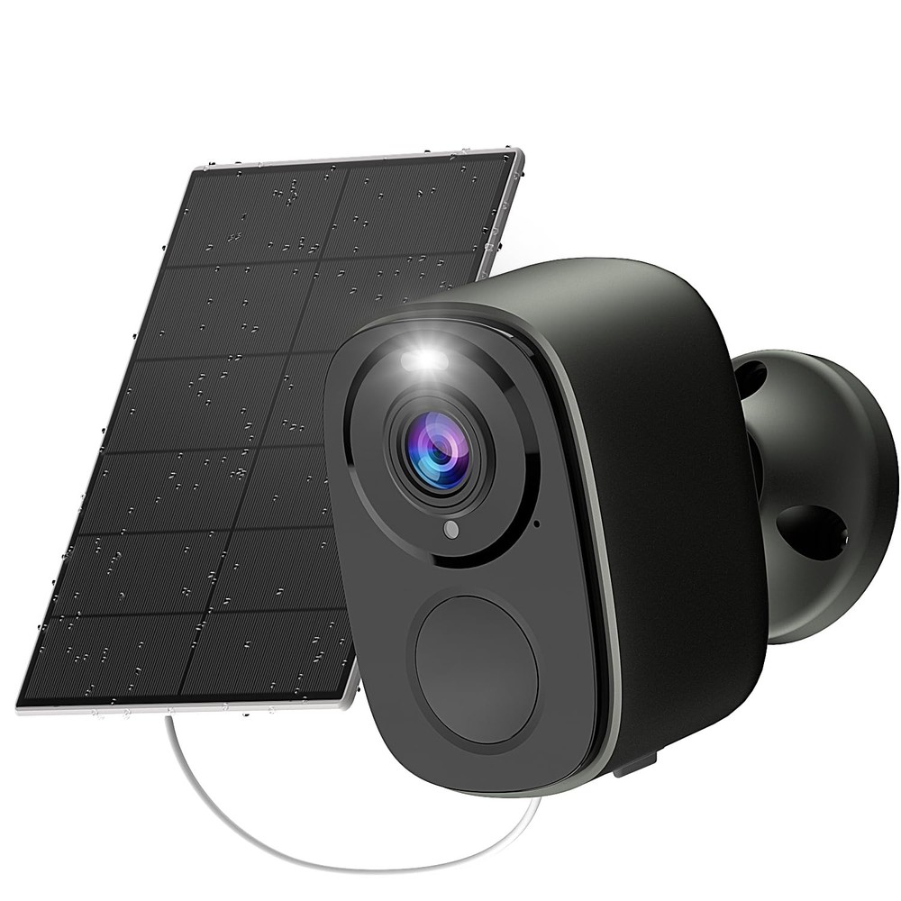 5MP Solar-Powered Wireless Outdoor Security Camera for Home Safety