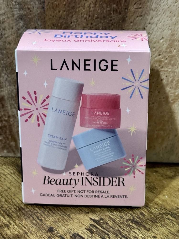 Laneige Sephora Beauty Insider 3 Piece Set NIB
