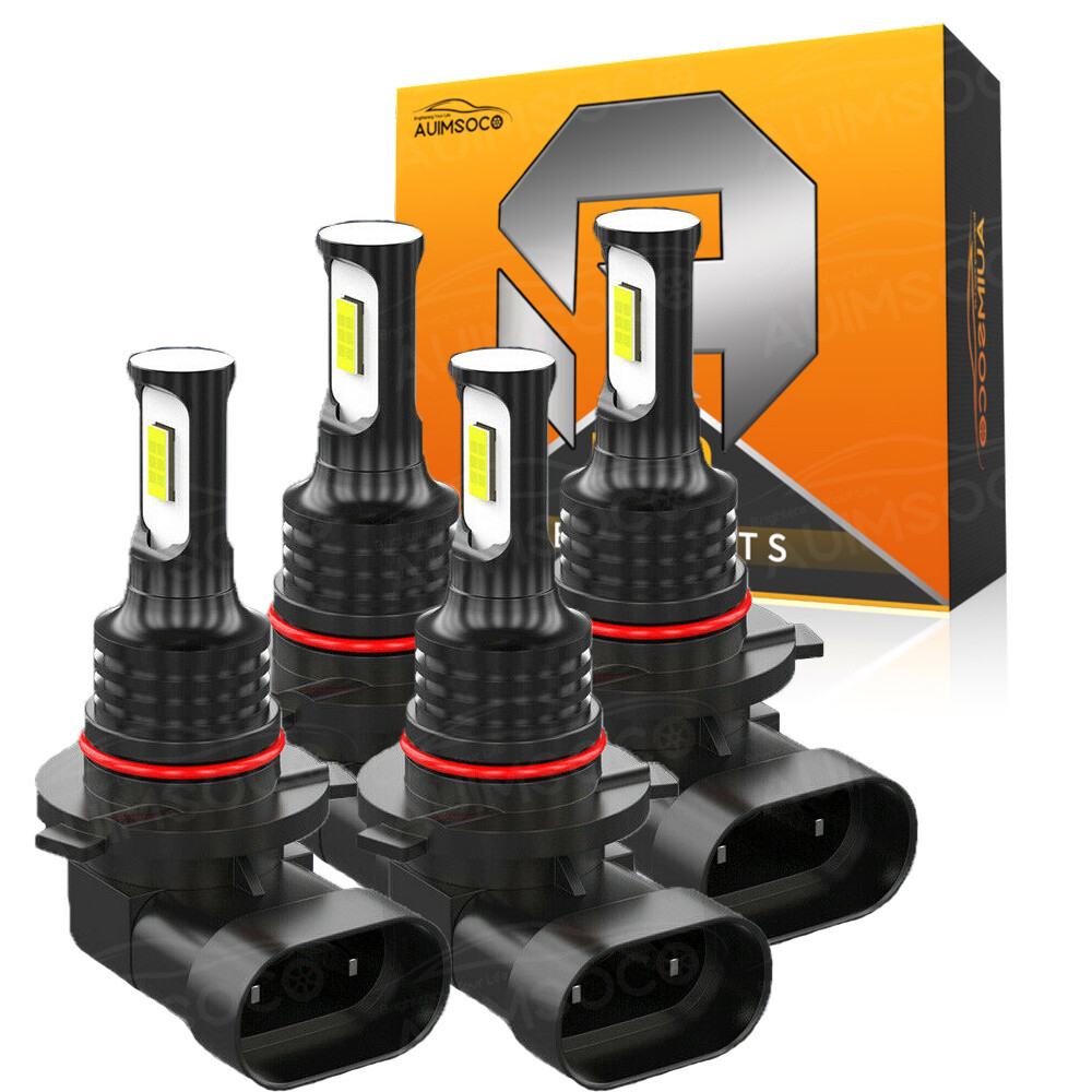 For Honda Accord 1997- 2006 2007 LED Headlight Kit 9005 9006 High Low Beam Bulbs