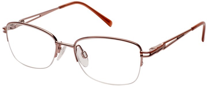Aristar 30815 Eyeglasses Women's Semi Rim Oval Shape