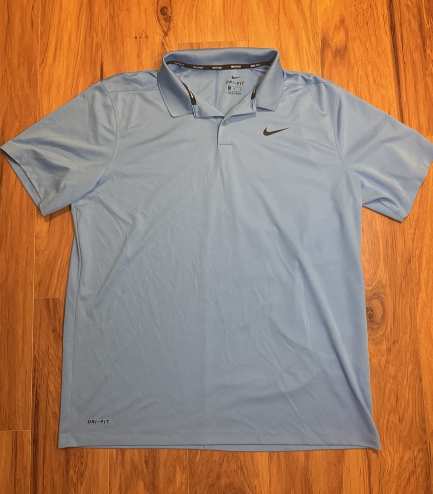 Blue Men's Nike Dri-FIT Golf Polo