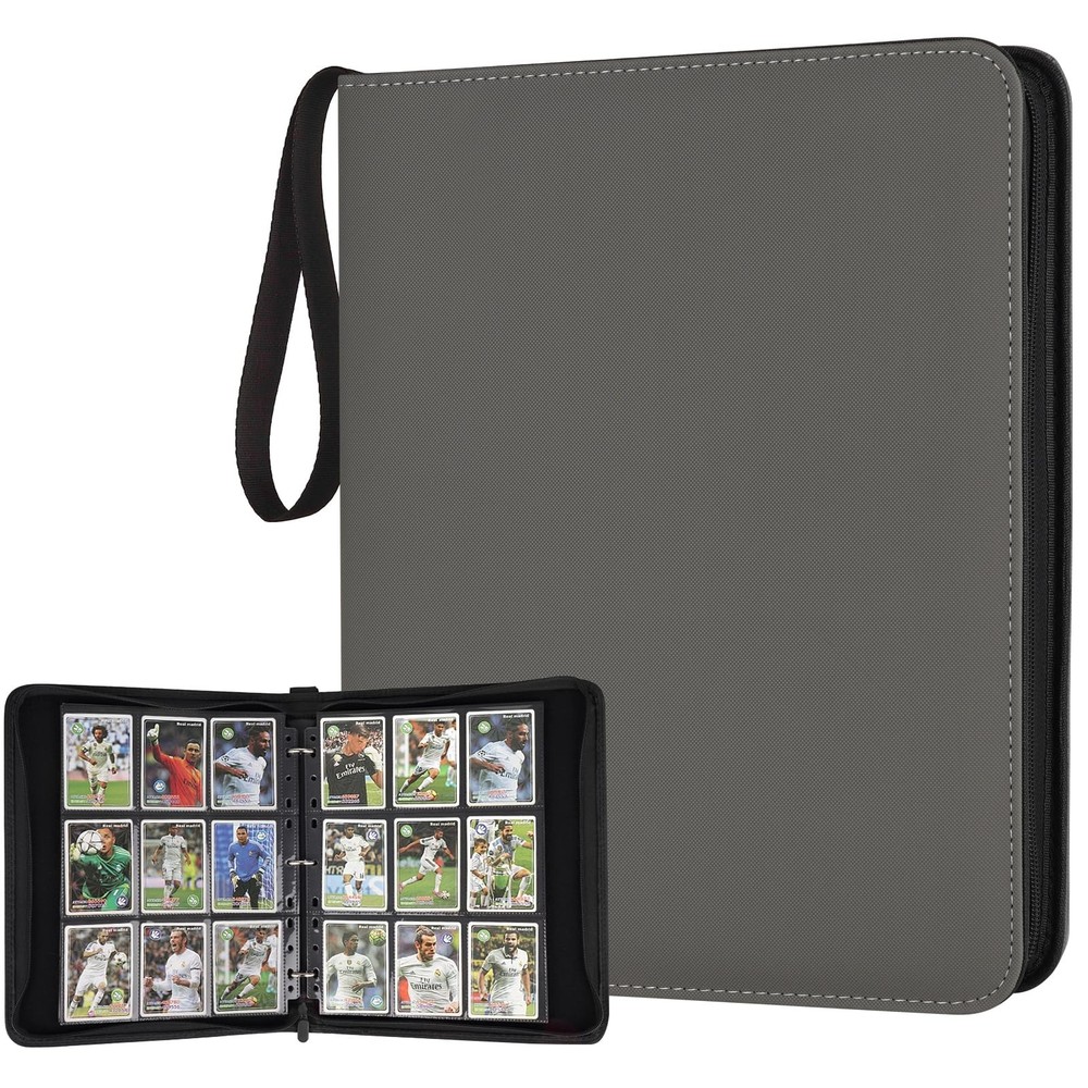 Premium 9-Pocket Zip Trading Card Binder with 720 Double-Sided Sleeves