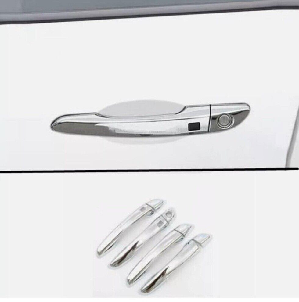 For Hyundai Kona 2018-2023 Chrome Car Exterior Side Door Handle Cover Shell Trim