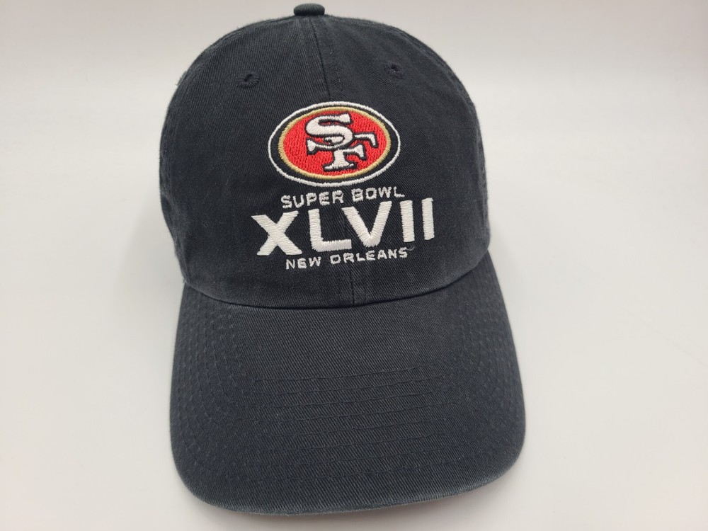 San Francisco 49ers Super Bowl XLVII 47 Brand Strapback Adjustable Hat Cap NFL