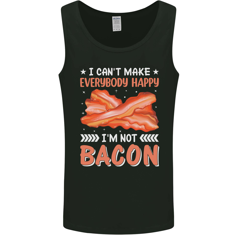 I'm Not Bacon Funny Food Mens Vest Tank Top