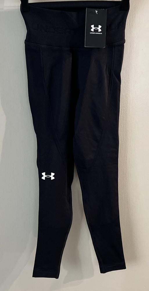 Under Armour Women's Train Seamless Compression Legging Black XS 1381662 NWT