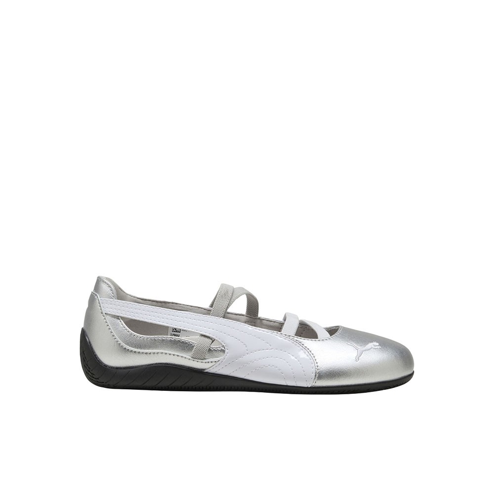 PUMA Speedcat Ballet Metallic Slip On  Youth Girls Silver Sneakers Casual Shoes