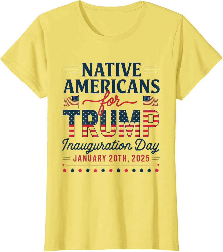 Native Americans For Trump Inauguration Day 2025 Sweatshirt T-shirt