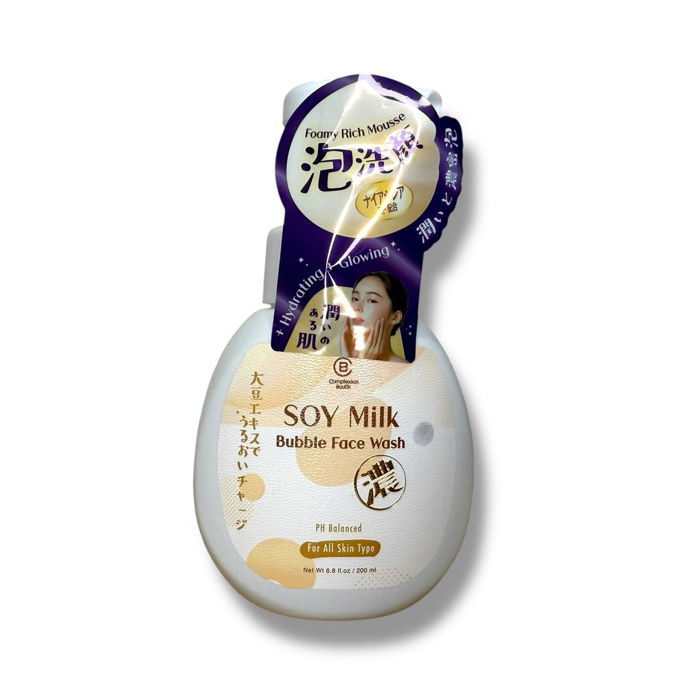 Gentle Pore Cleanse Soy Milk Foaming Face Wash Complexion Boutik 6.8oz Japanese