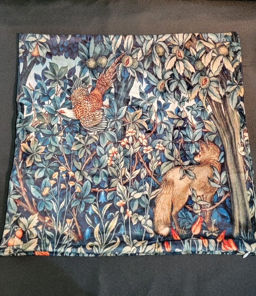 New Greenery Forest Animals Pheasant Fox Green Floral William 16