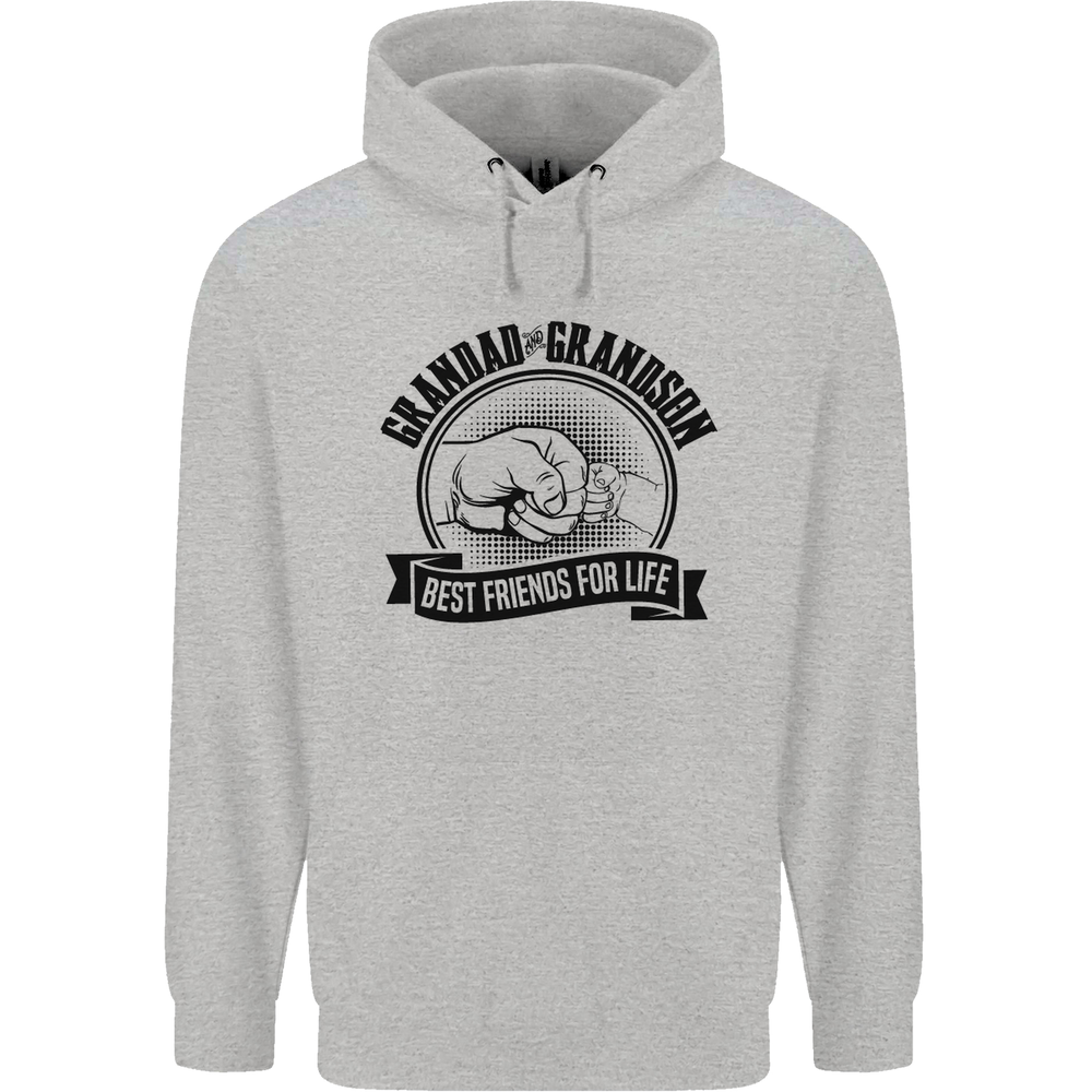 Grandad & Grandson Grandparents Day Mens 80% Cotton Hoodie