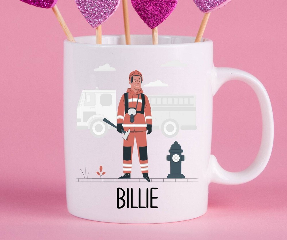 Personalized Fireman Mug Fireman Gift Best Fireman Mug Gift Ideas For Fireman