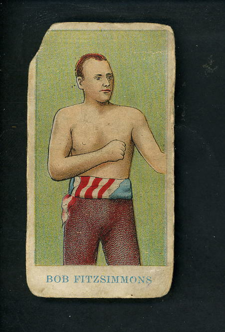 1909 1910 American Caramel Prize Fighter Caramels E75 Bob Fitzsimmons Boxing