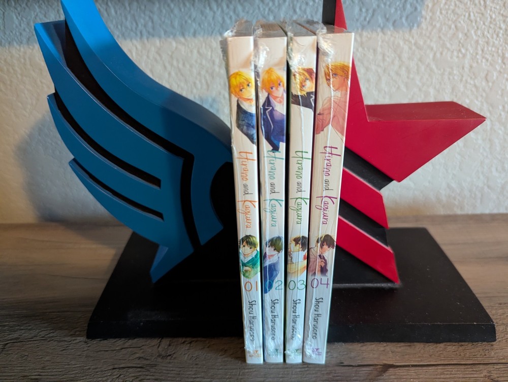 Hirano and Kagiura Vol 1-4 English Manga Set - New Boys Love Yaoi Shou Harusono