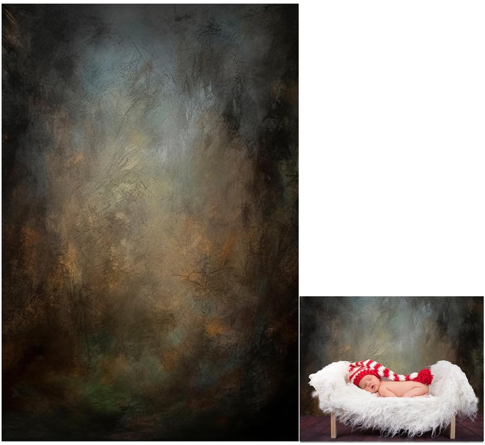 5X7Ft Mottled Portrait Photography Backdrop Abstract Rust Spots for Photoshoot