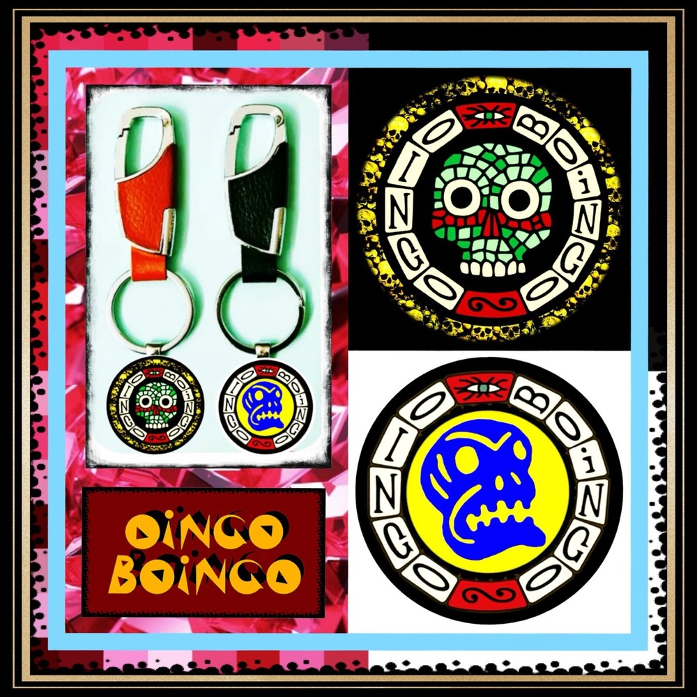 OINGO BOINGO TWO CREATIVE KEYCHAINS COLLECTION 🇺🇸 CONCERT GOODS 👍🏻