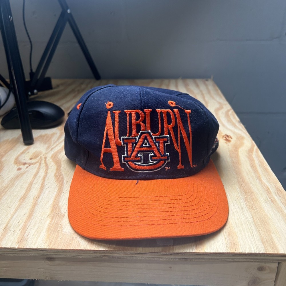 Vintage Auburn Tigers NCAA Snapback Cap with Embroidered Logo One Size Fits All
