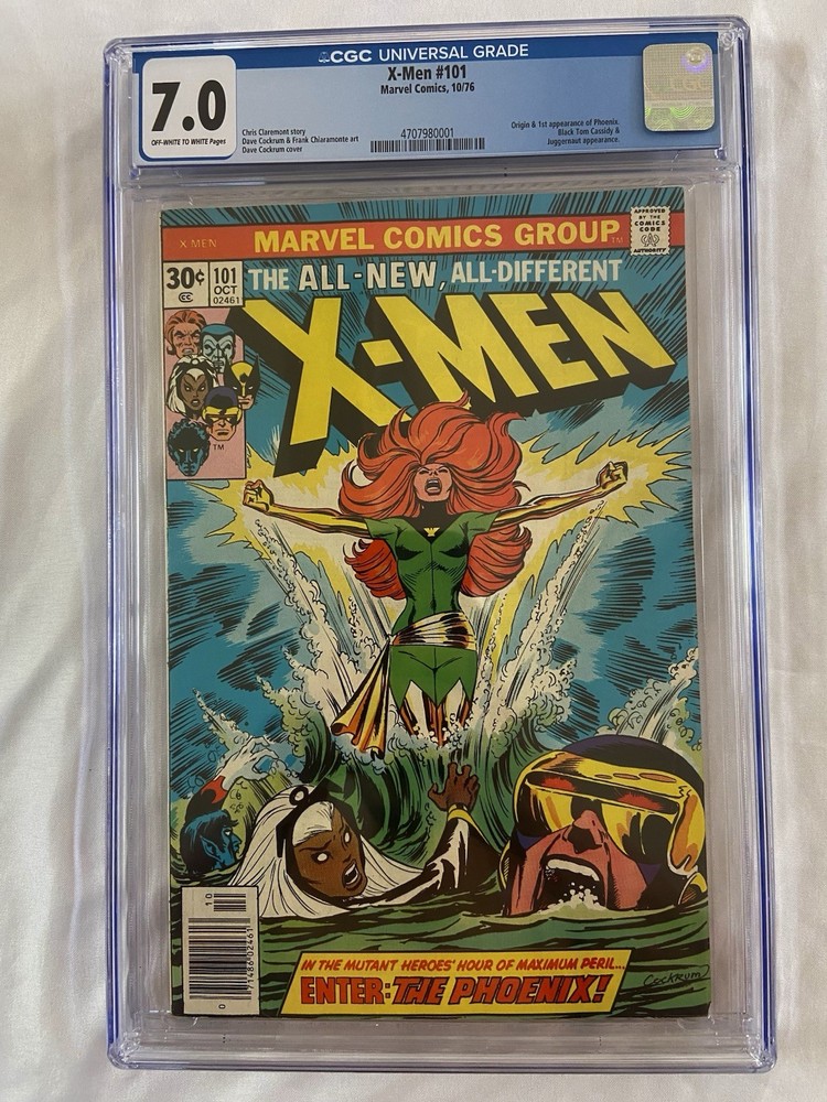 X-Men #101 CGC 7.0 1st Phoenix Marvel 1976 Off-White to White Pages