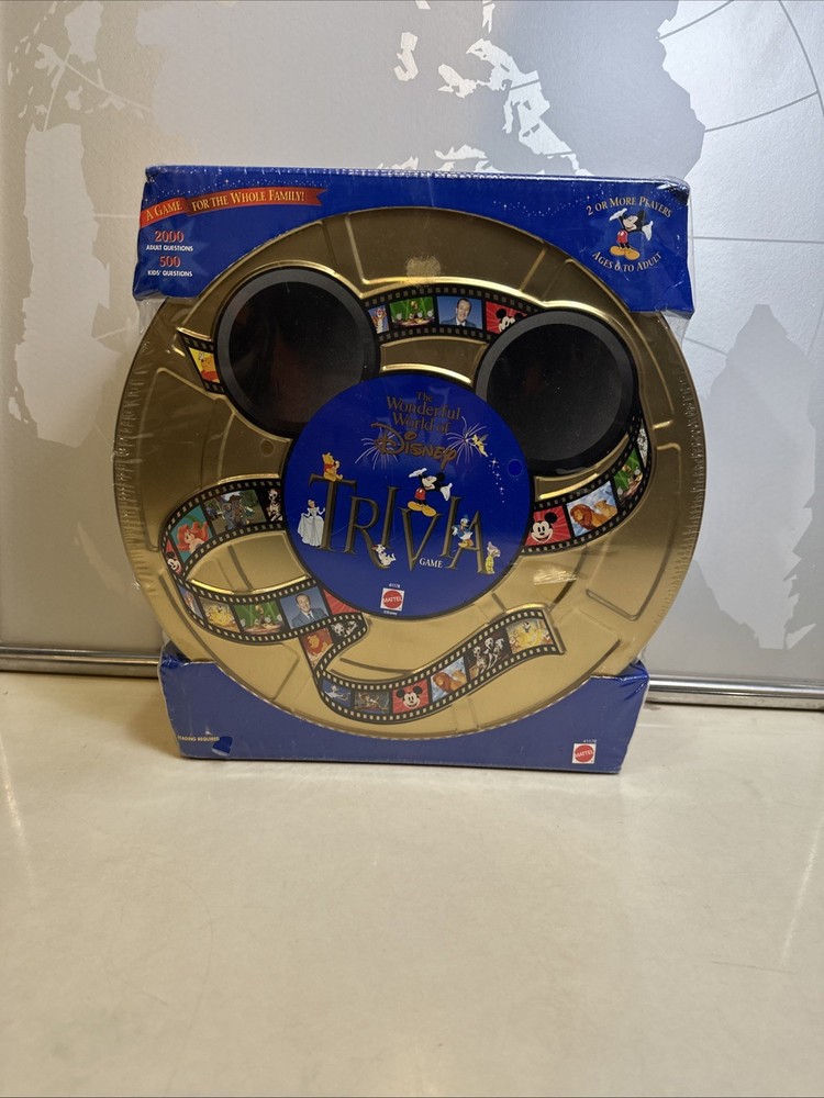 1997 Disney Trivia Game by Mattel New Old Stock NOS Vintage