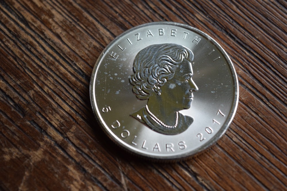 ~ONE~ 2017 $5 One Oz. 9999 Fine Silver ~ Canadian Maple Round