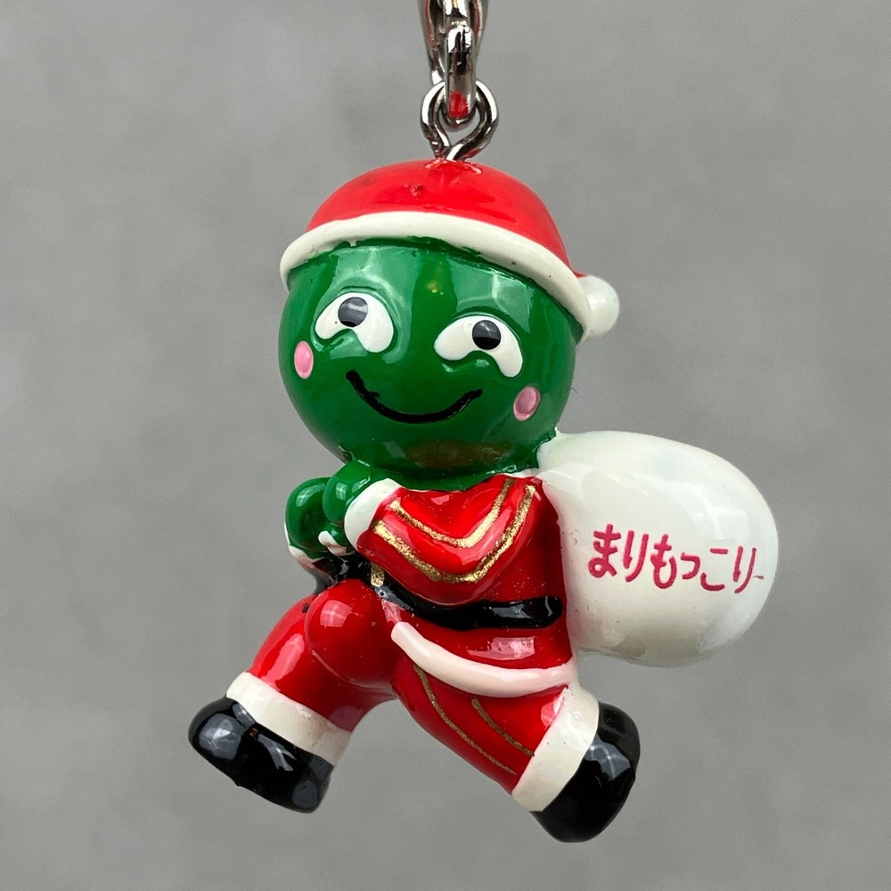 Kyowa Marimokkori Santa Hokkaido Mascot Keychain Swing Figure Japan Import