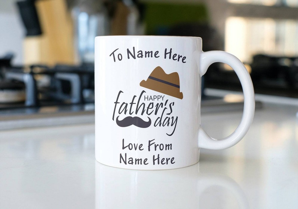 Beautiful Customized Fathers Day Mug Premium Quality Dishwasher Microwave Safe