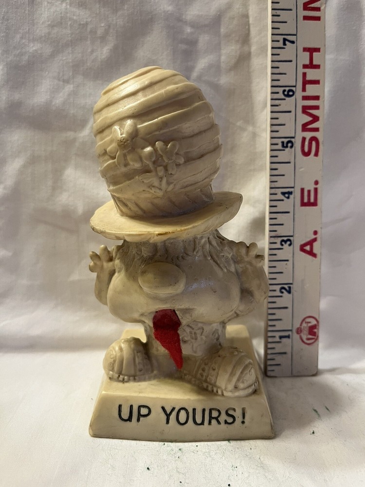 Vintage R & W Berries Co's Figurine 1970, UP YOURS